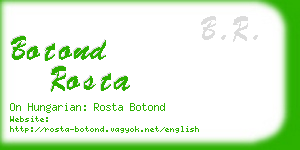 botond rosta business card
